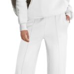 Women 2 Piece Outfits Sweatsuit Sets Oversized Hoodies Wide Leg Sweatpant Tracksuit  Fall Matching Lounge Set