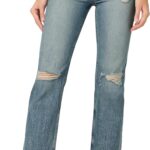 Women  High-Rise Straight Leg Ankle Jean