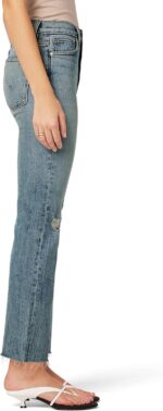 Women  High-Rise Straight Leg Ankle Jean - Image 2